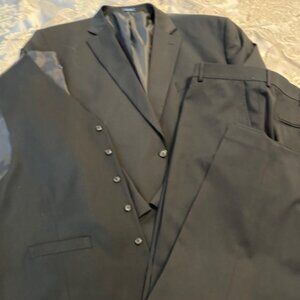 Stafford Travel Wool Blend Stretch Men's 3 Piece Suit